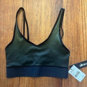 NWT Ultracor Lux Essentials Nova Sports Bra Athleisure Activewear Sustainable